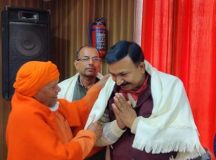 पंचायत चुनाव को लेकर जोश में भाजपा, विधायक श्यामधनी राही ने अंगवस्त्र भेंट कर अभिनंदन किया