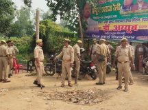 दुर्गा प्रतिमा विवादः पुलिस छावनी में तब्दील हुआ तिगोड़वा चौराहा