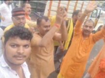 राधा कृष्ण मंदिर प्राण प्रतिष्ठा आज, भव्य शोभा यात्रा निकालकर कराया गया देवताओं का मिलाप