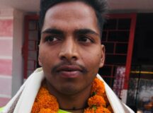 अमेरिका से खेल कर लौटे पुरातन छात्र का हुआ जोरदार स्वागत